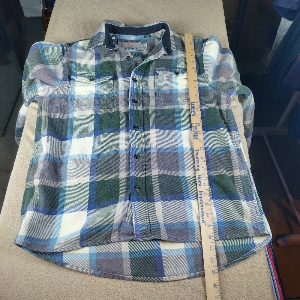 Orvis Men's Size Large Thermal Flannel Shirt Outdoor Cabin Wear - Picture 8 of 10